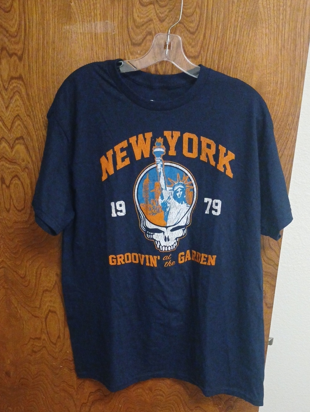 Liquid Blue Groovin At The Garden Navy T-shirt
